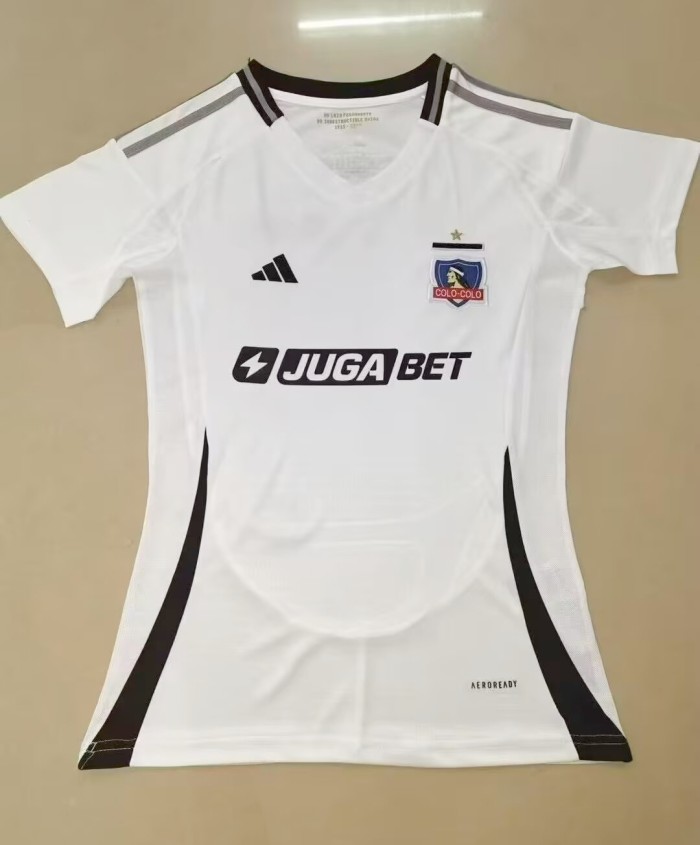 25-26 Colo-Colo Home Women Fans Soccer Jersey