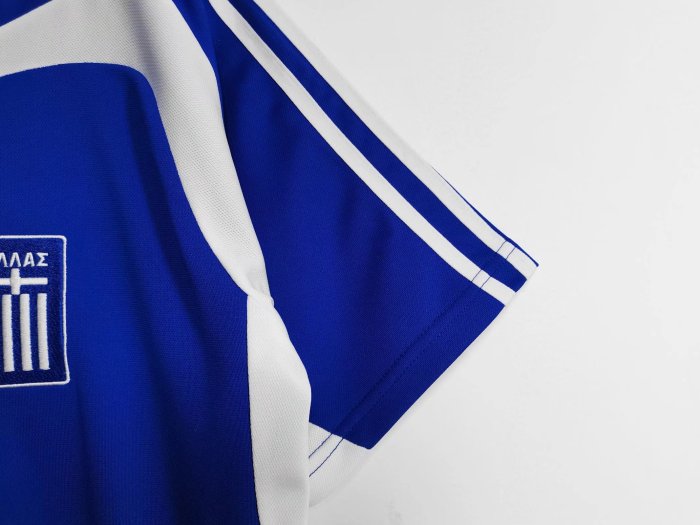 2004 Greece Home Retro Soccer Jersey