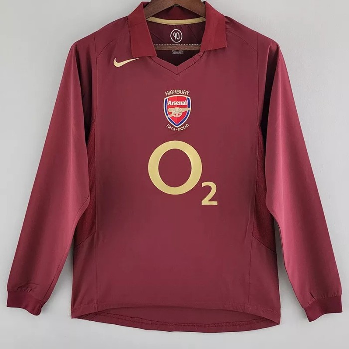 2005-2006 ARS Home Long Sleeve Retro Soccer Jersey