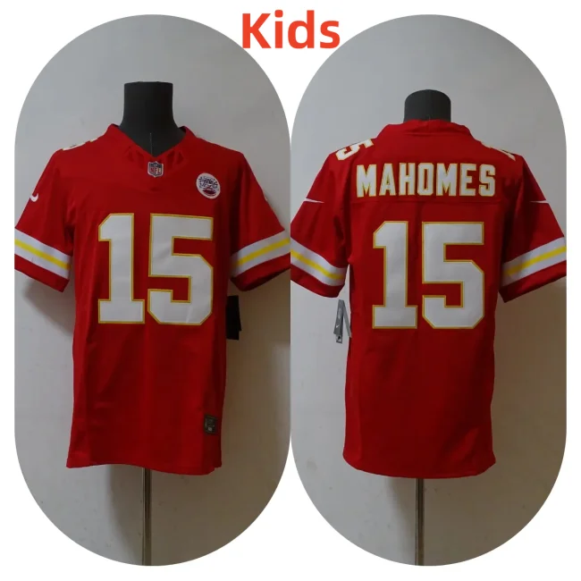 2023 NFL Kansas City Chiefs New Pattern Kids Jersey