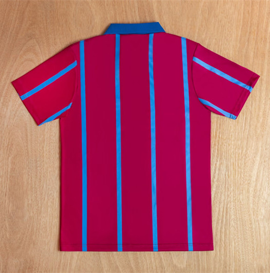 1993-1995 Aston Villa Home Retro Soccer Jersey