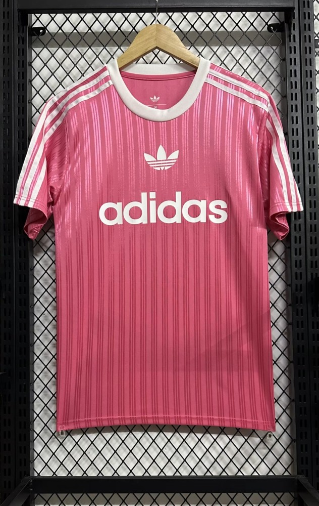 2025 AD Casual Pink Fans Training shirts *三叶草