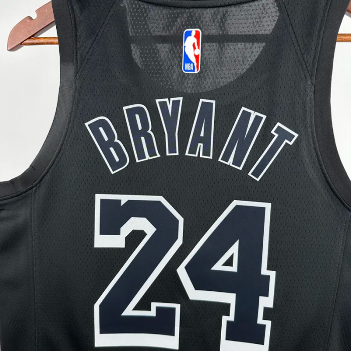 LAKERS BRYANT #24 Black Top Quality Hot Pressing NBA Jersey