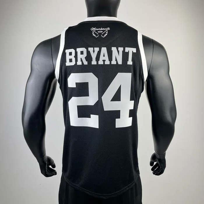 2023 LAKERS BRYANT #24 Black MAMBA Top Quality Hot Pressing NBA Jersey