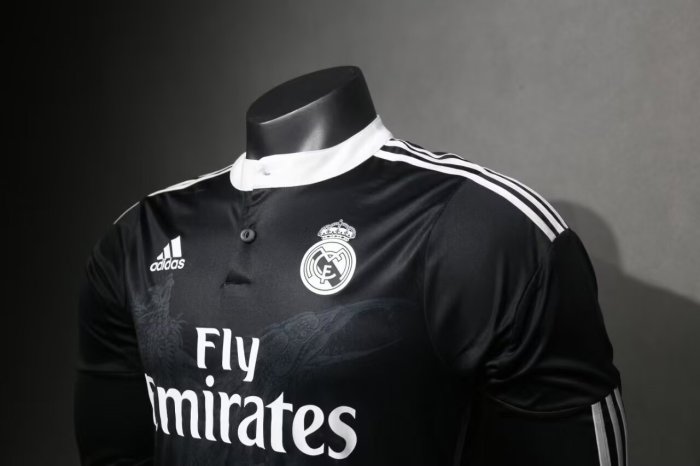 2014-2015 RMA Third Player Version Long Sleeve Retro Soccer Jersey 长袖球员