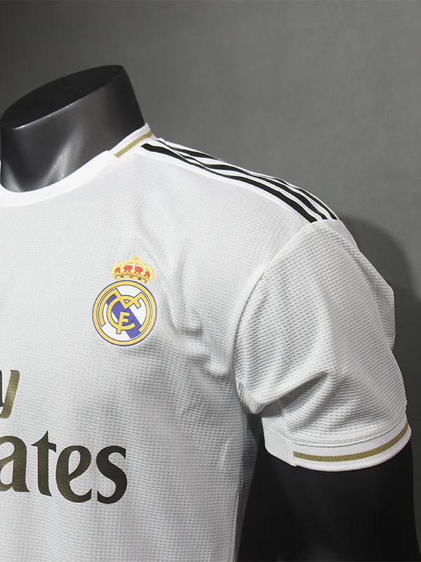 2019-2020 RMA Home Player Version  Retro Soccer Jersey