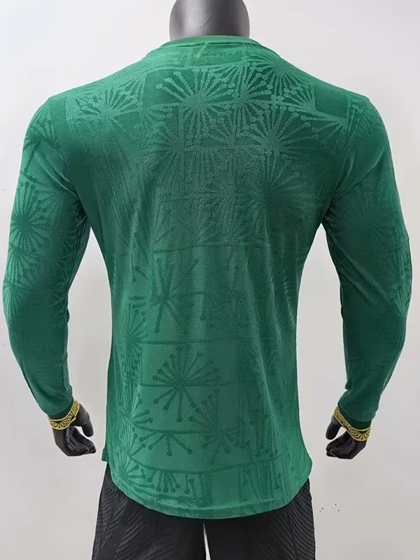 25-26 Mexico Gold Cup Green Long Sleeve Player Version Soccer Jersey (长袖球员)