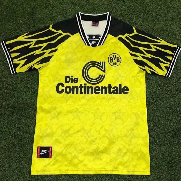 1994-1995 Dortmund Home Retro Soccer Jersey