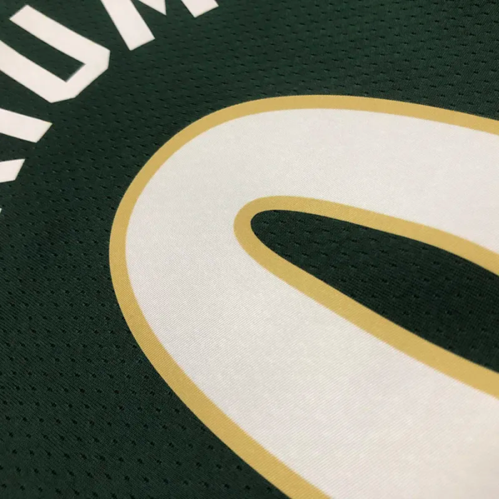 22-23 Celtics TATUM #0 Green City Edition Top Quality Hot Pressing NBA Jersey