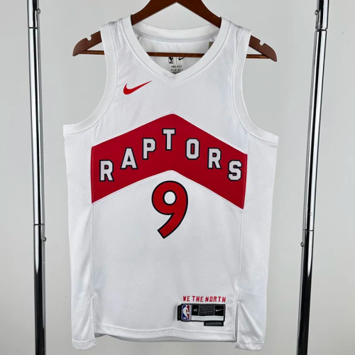 22-23 Raptors BARRETT #9 White Top Quality Hot Pressing NBA Jersey