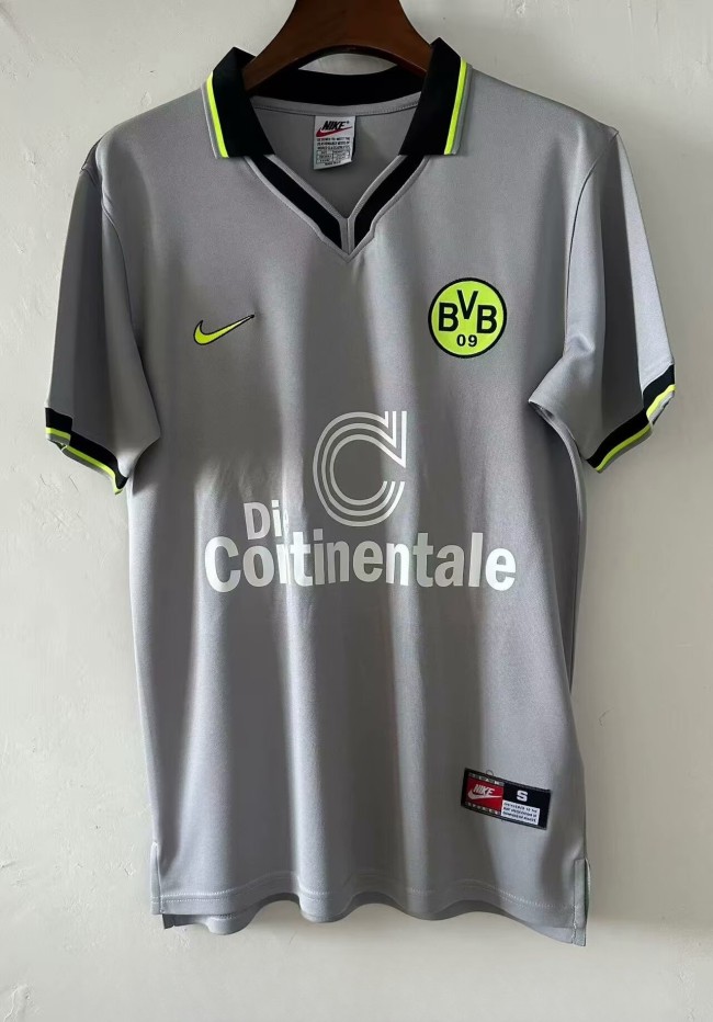 1997-1998 Dortmund Away Retro Soccer Jersey