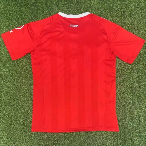25-26 Bayern Red Goalkeeper Fans Soccer Jersey