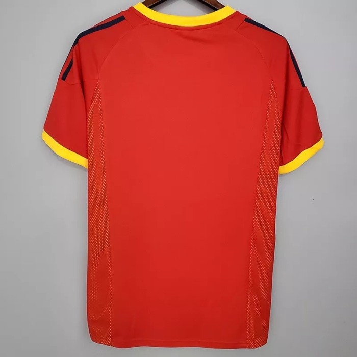 2002 Spain Home Retro Soccer Jersey