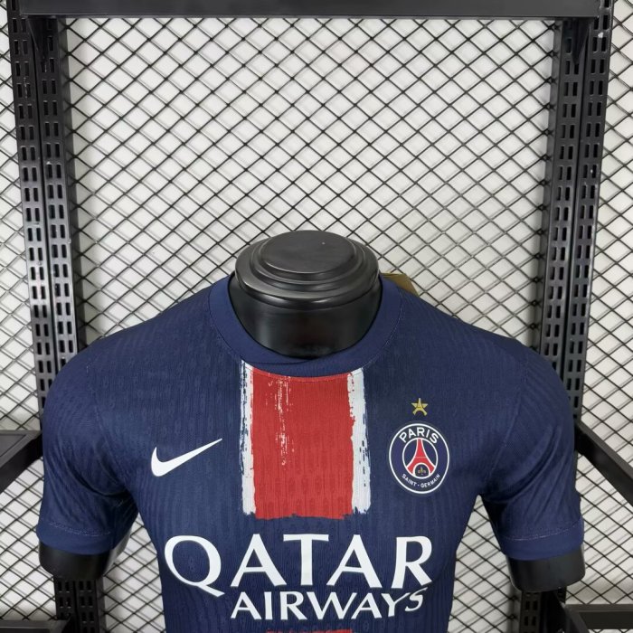 24-25 PSG Home Player Version Soccer Jersey—Star 有星