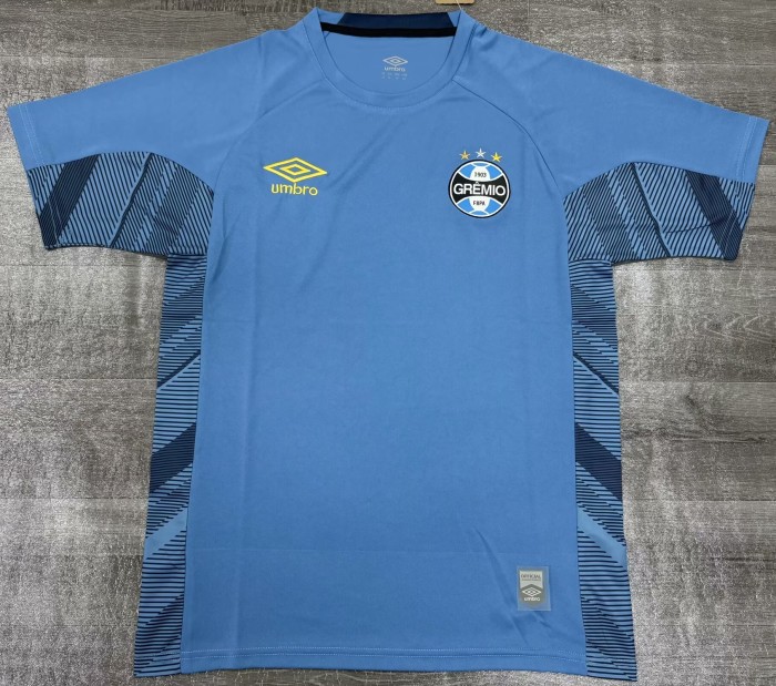 25-26 Gremio Blue GoalKeeper Fans Soccer Jersey