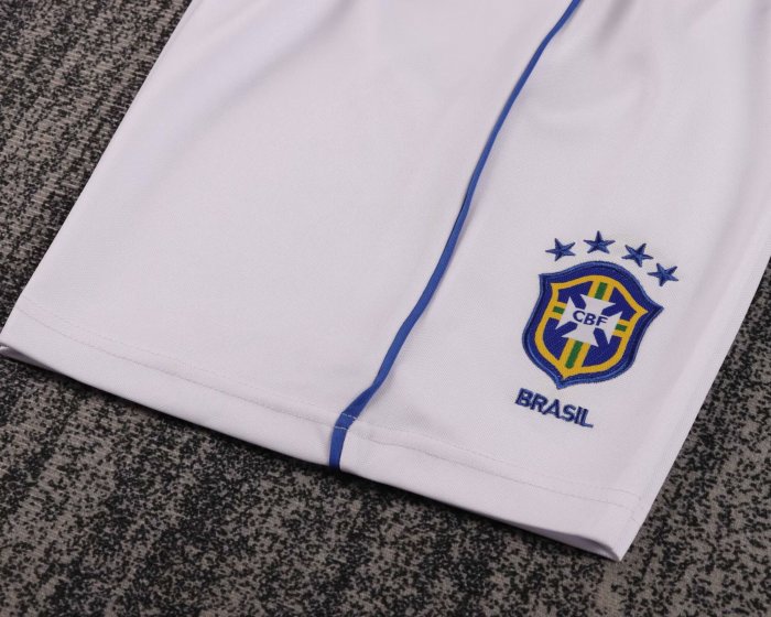 2002 Brazil Away Retro Kids Soccer Jersey