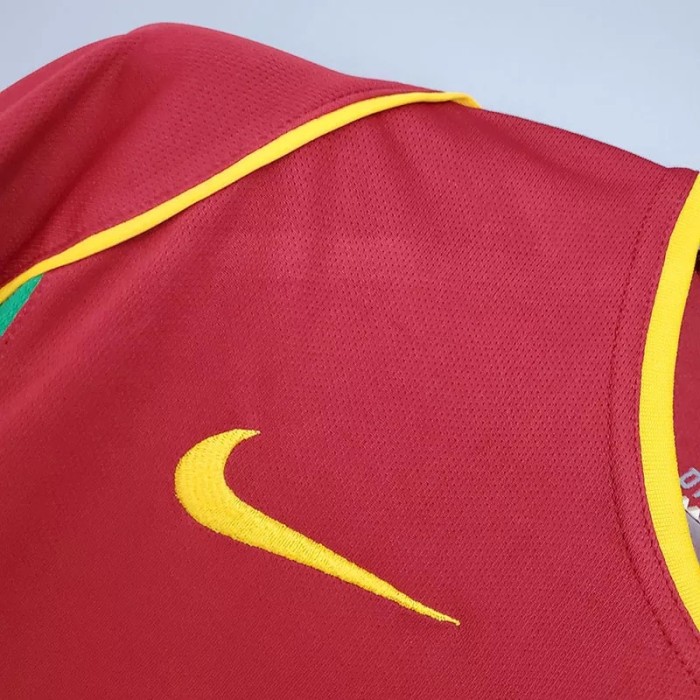 2002 Portugal Home Retro Soccer Jersey