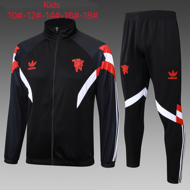 24-25 Man Utd High Quality Kids Jacket Tracksuit