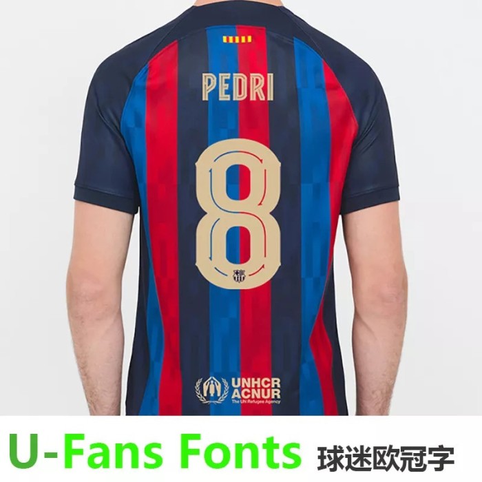 22-23 BAR Home 1:1 Fans Soccer Jersey