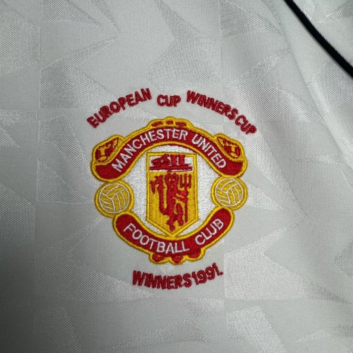 1990-1991 Man Utd Special Edition Retro Soccer Jersey