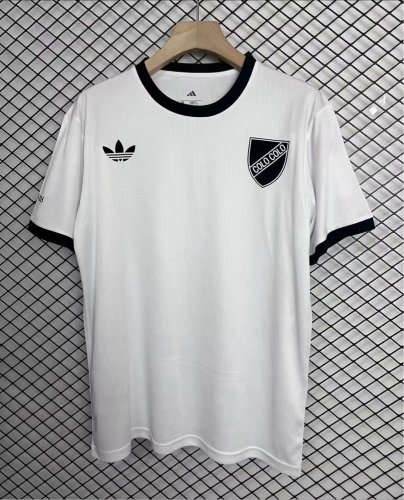 25-26 Colo-Colo 100th Anniversary White Fans Soccer Jersey *黑队标