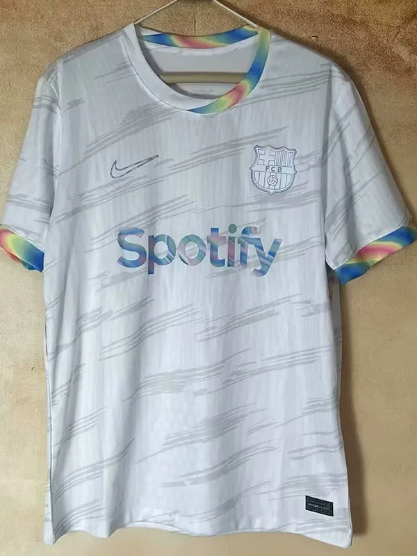 25-26 BAR White Special Edition Training Shirts *彩虹