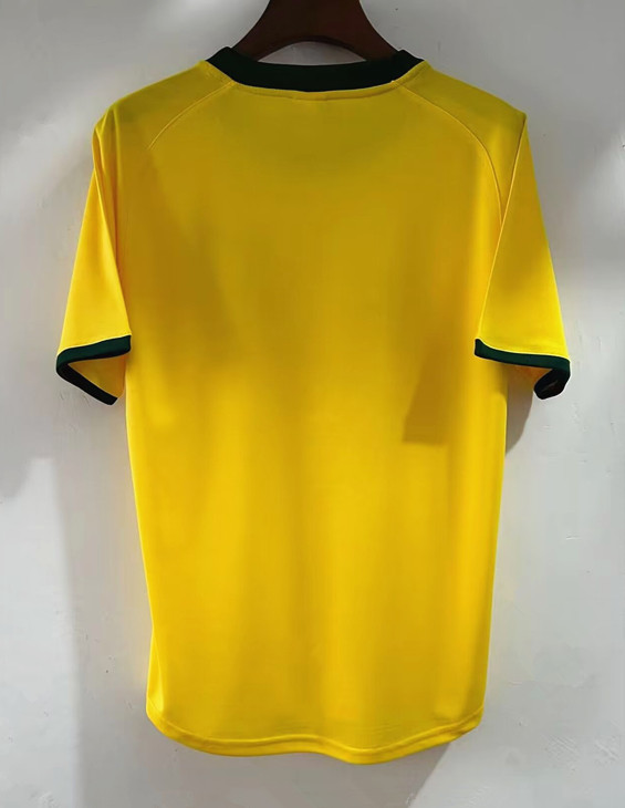 1982 Brazil Home Yellow Retro Soccer Jersey
