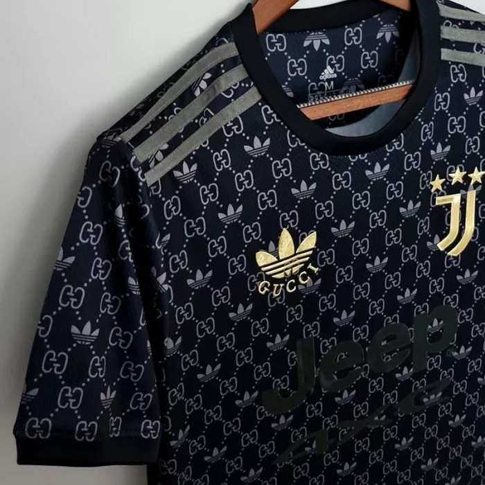 22-23 JUV GUCCI Black Special Edition Fans Soccer Jersey