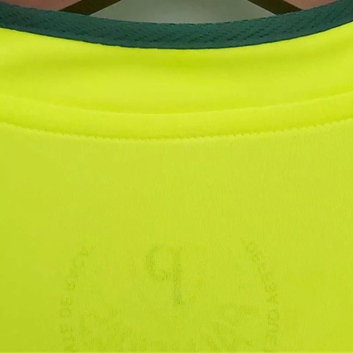 2010-2011 Palmeiras Fluorescent Green Retro Soccer Jersey