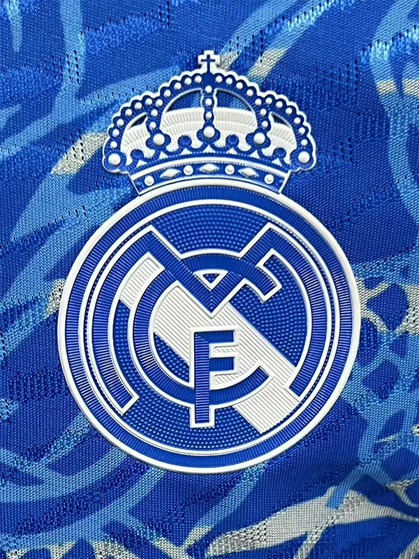 25-26 RMA Blue Special Edition Player Version Training Shirts (翻领龙)