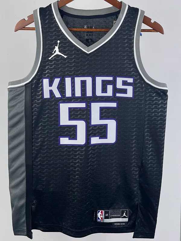 22-23 Kings WILLIAMS #55 Black Top Quality Hot Pressing NBA Jersey (Trapeze Edition)