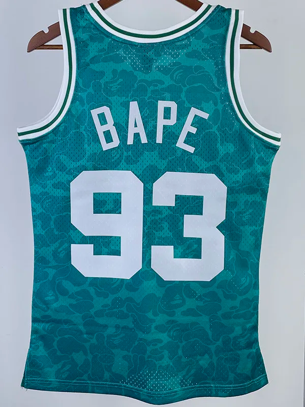 2023 CELTICS & BAPE #93 Green Top Quality Hot Pressing NBA Jersey