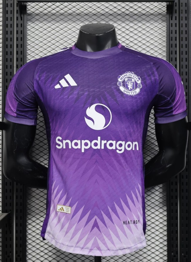 25-26 Man Utd Purple Special Edition Player Version Soccer Jersey