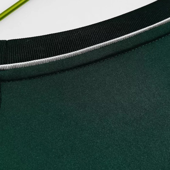 2012-2013 RMA Away Green Long Sleeve Retro Soccer Jersey