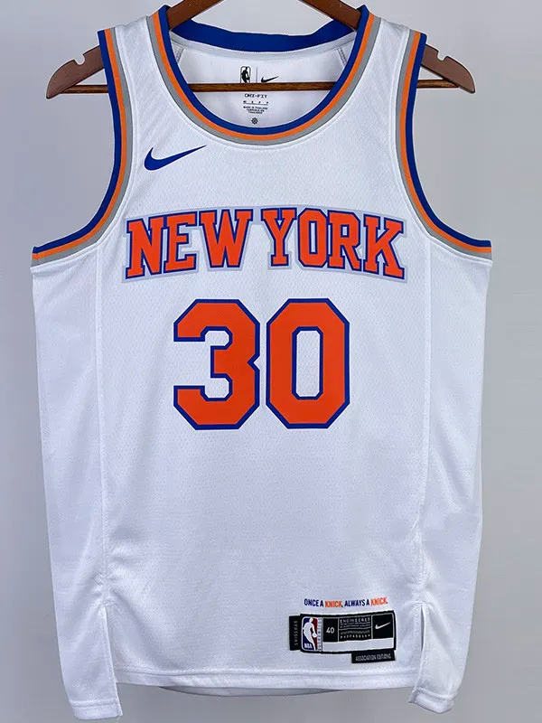 22-23 KNICKS RANDLE #30 White Top Quality Hot Pressing NBA Jersey