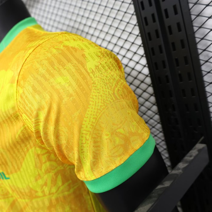 25-26 Brazil Yellow Special Edition Player Version Soccer Jersey