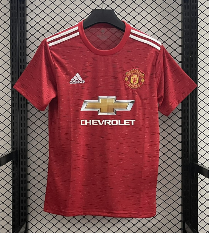 20-21 Man Utd Home Retro Soccer Jersey