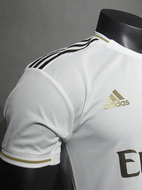 2019-2020 RMA Home Player Version  Retro Soccer Jersey