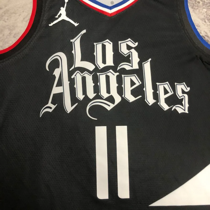 22-23 Clippers WALL #11 Black Top Quality Hot Pressing NBA Jersey (Trapeze Edition)