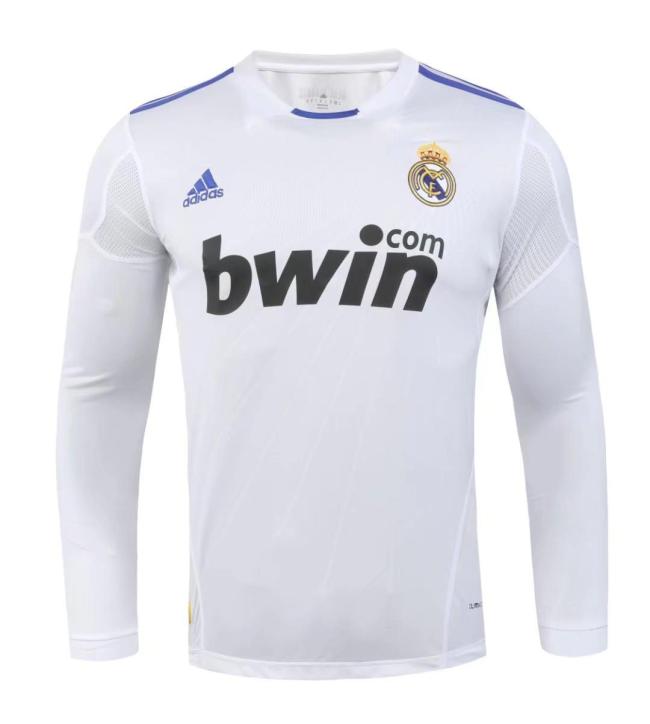 2010-2011 RMA Home Long sleeves Retro Soccer Jersey