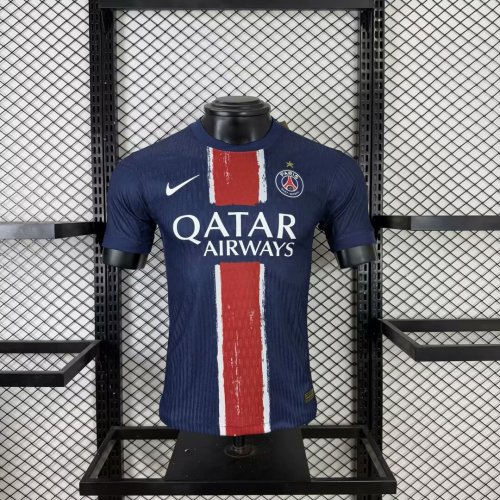 24-25 PSG Home Player Version Soccer Jersey—Star 有星