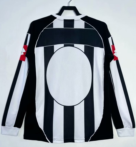 2002-2003 JUV Home Long Sleeve Retro Soccer Jersey