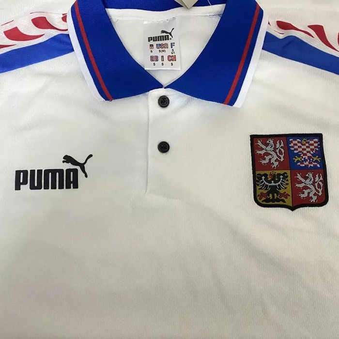 1996 CZECH Away Retro Soccer Jersey