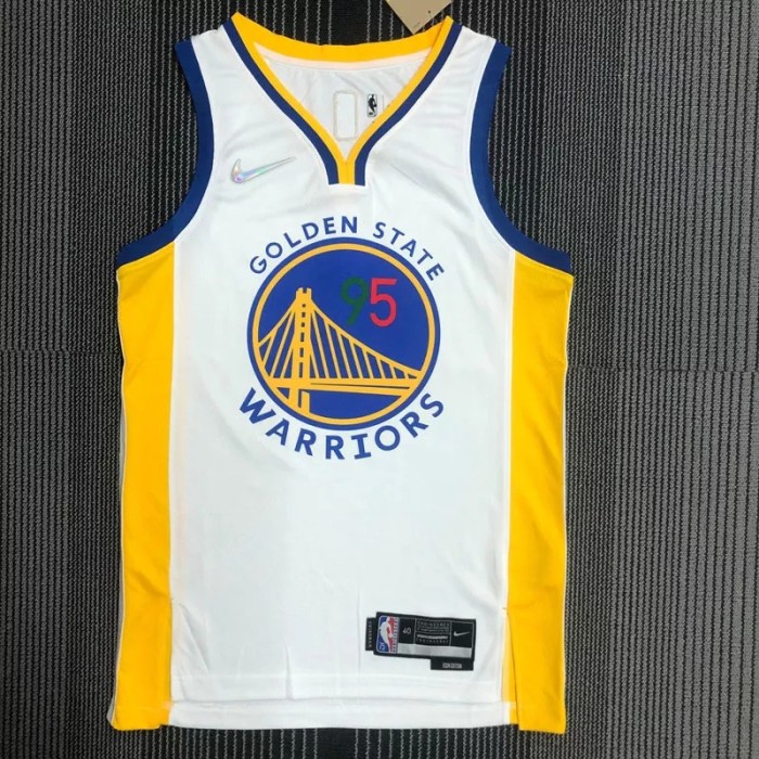 21-22 Warriors TOSCANO #95 'Mexico' White City Edition Top Quality Hot Pressing NBA Jersey