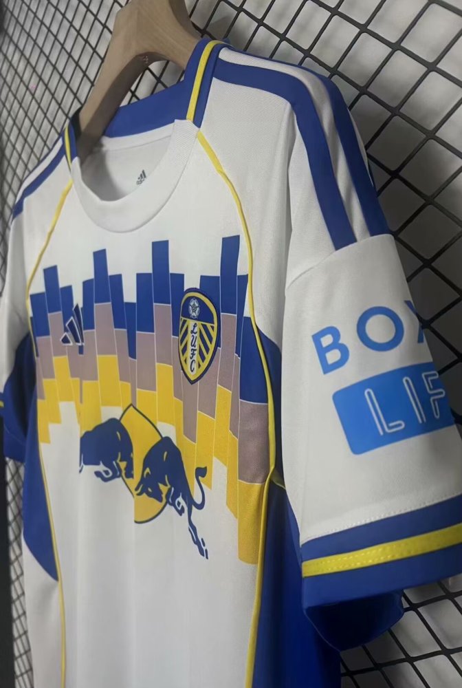 25-26 Leeds United Home Fans Soccer Jersey