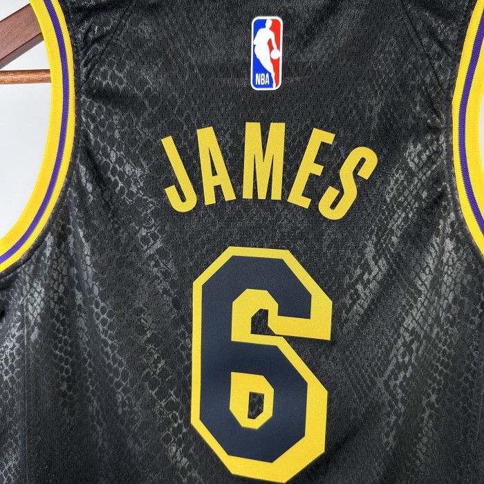 2024 LAKERS JAMES #6Top Quality Hot Pressing Kids NBA Jersey