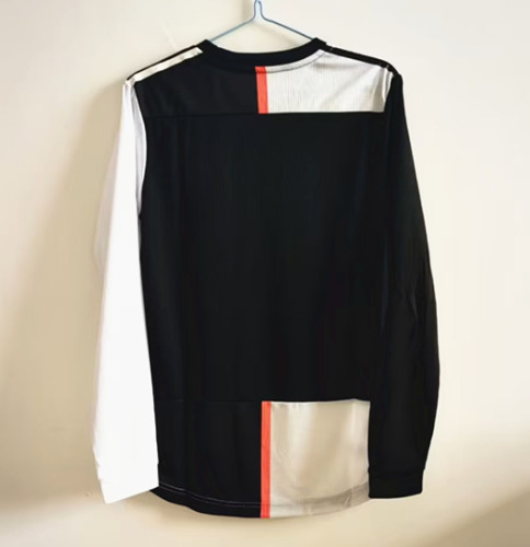 2019-2020 JUV Home Long Sleeves Player Retro Soccer Jersey