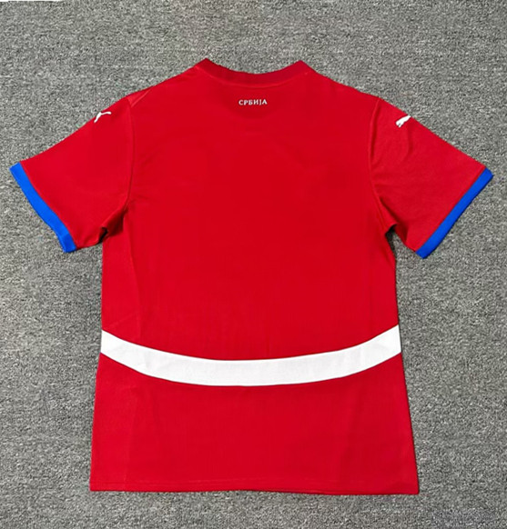 2024 Serbia European Cup Home Fans Version Soccer Jersey