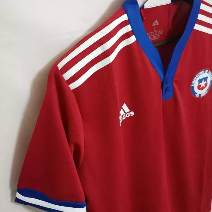 21-22 Chile Home Fans Soccer Jersey