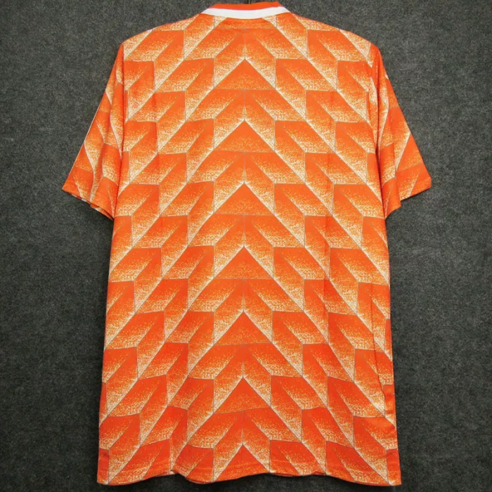 1988  Netherlands Home Retro Soccer Jersey